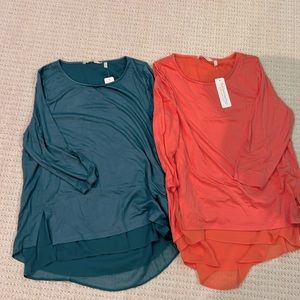 NWT SOFT SURROUNDING TUNIC SZ L (14/16) 2 colors available